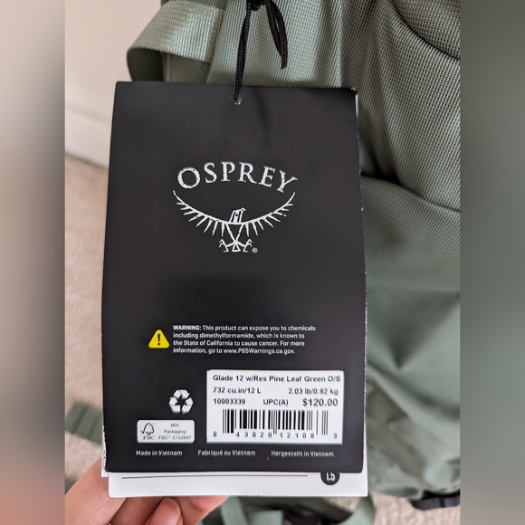 OSPREY GLADE12 **NEW** - Picture 2 of 12